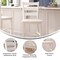 Flash Furniture Antique White Wash Solid Wood Bar Stools, 2PK ES-STBN5-29-WH-2-GG - alternate 7